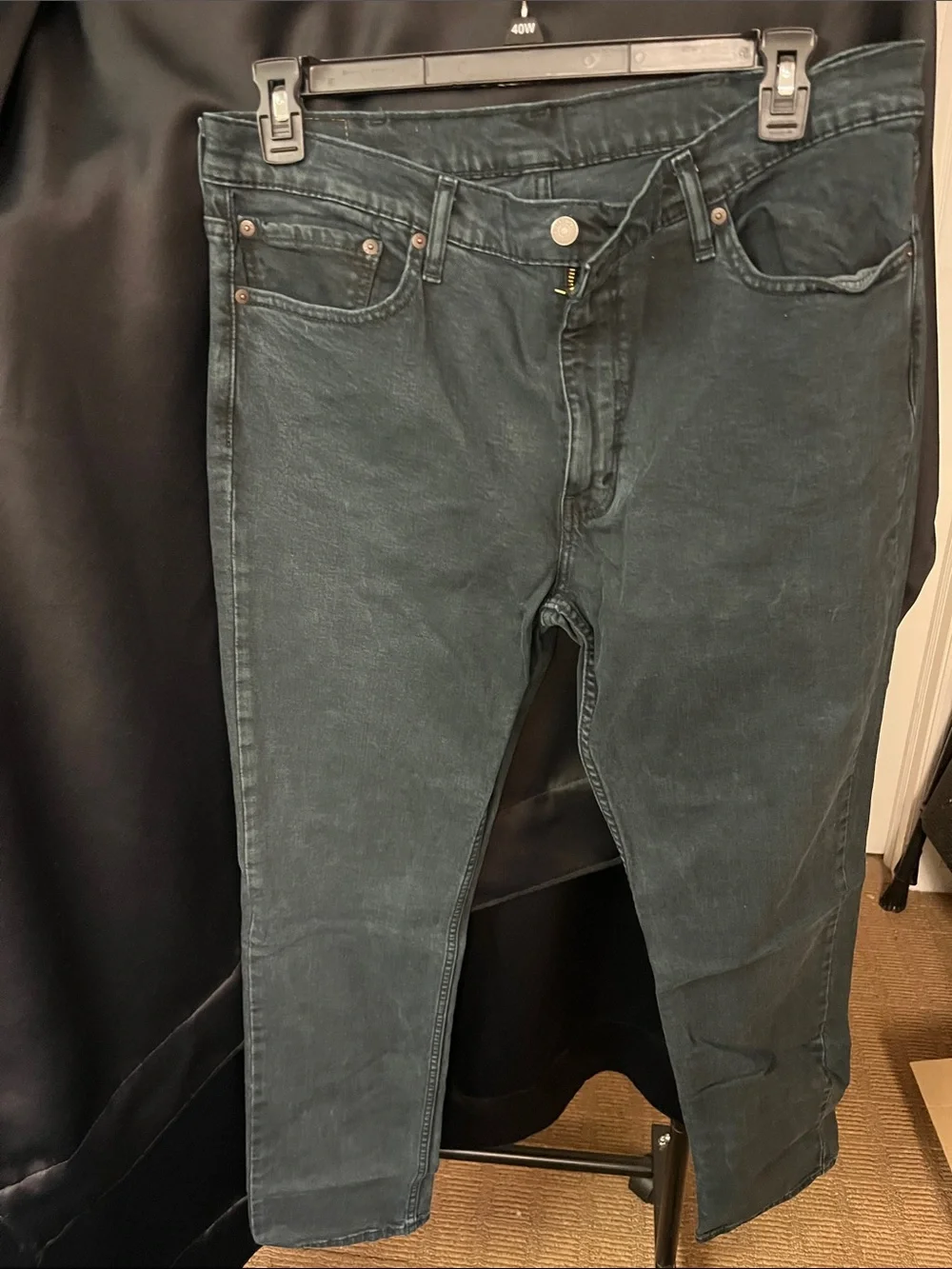 Levi's 511 Slim Men's Jeans in Washed Black size 38 x 32